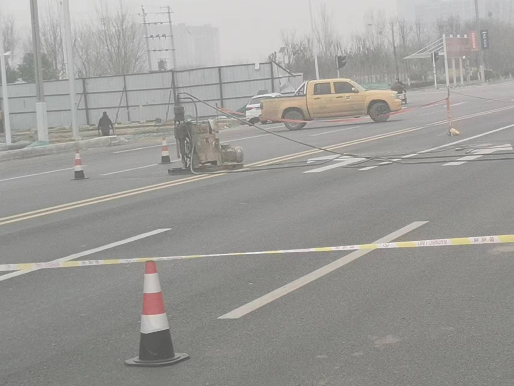 大东公路路基沉陷注浆